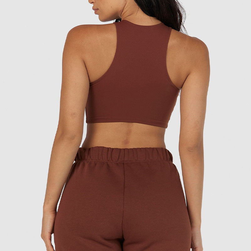 Athletic Tank Tops Sports Bra supplier | Custom Workout Racer Back Sports Bra Vendor - 图片 4