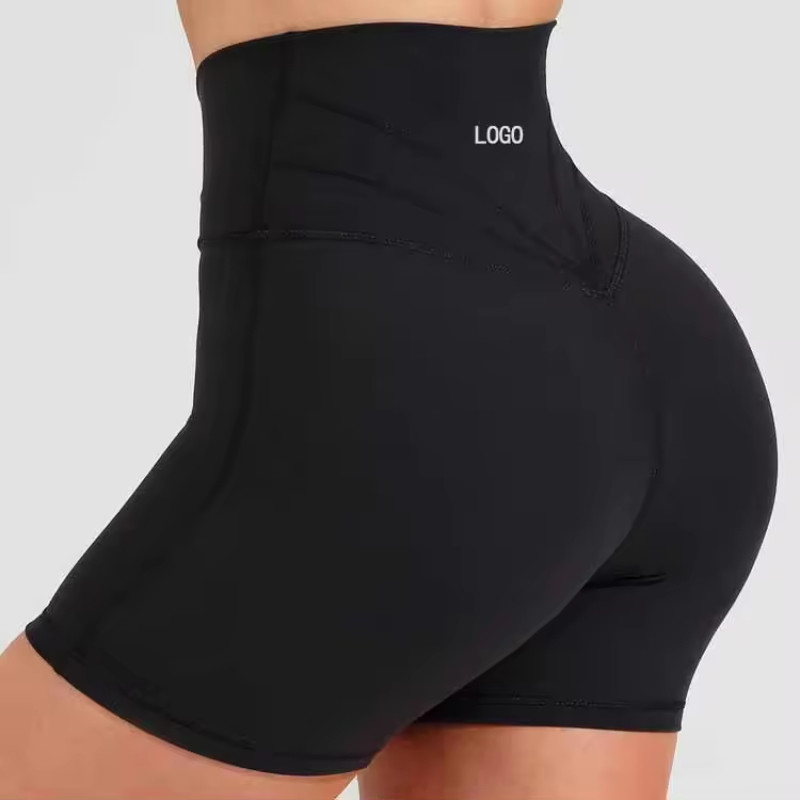 Custom V Shape Sports Shorts Manufacturer | Women Outdoor Hip Lift Scrunch Butt Shorts Supplier - 图片 2