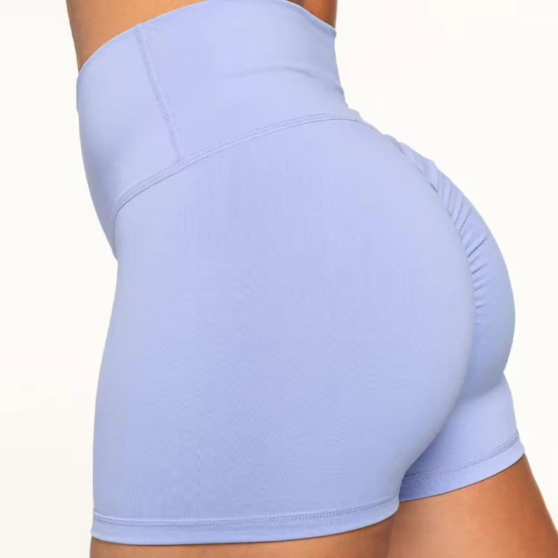 Custom Compression Scrunch Biker Yoga Shorts Manufacturer | Women Booty Push up Shorts Supplier - 图片 2
