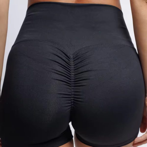 Custom Compression Scrunch Biker Yoga Shorts Manufacturer | Women Booty Push up Shorts Supplier - 图片 4