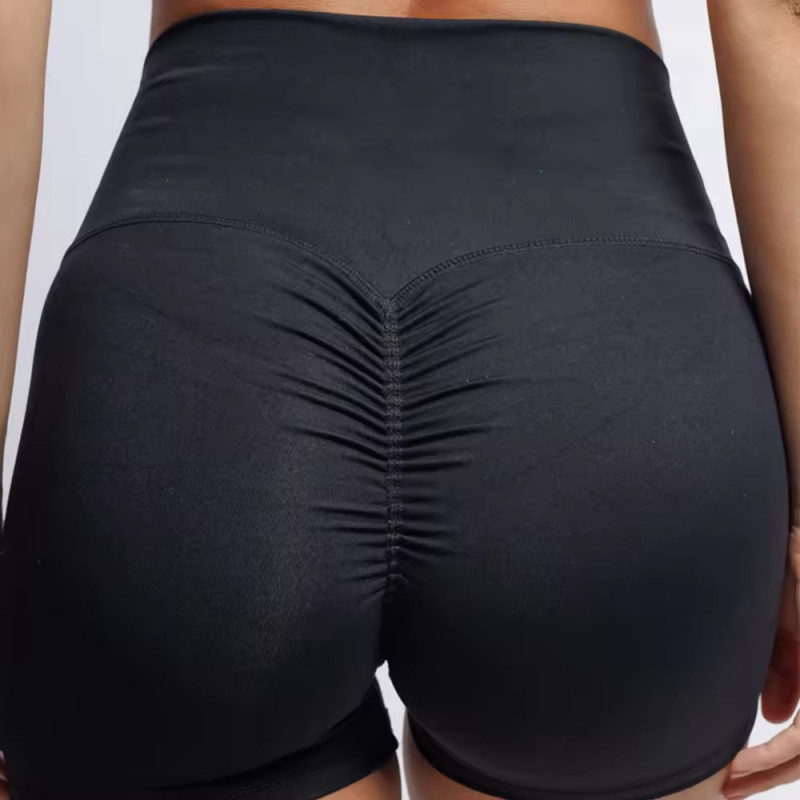 Custom Compression Scrunch Biker Yoga Shorts Manufacturer | Women Booty Push up Shorts Supplier - 图片 4