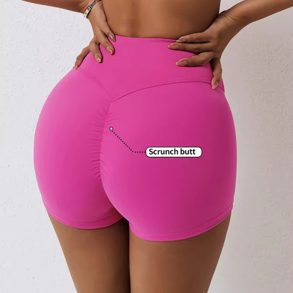 Custom Exercise V Shorts Sportswear Manufacturer | Gym Fitness Women's Yoga Shorts Shorts Supplier - 图片 3