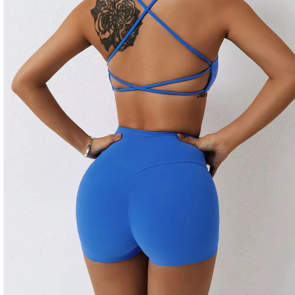 Custom Exercise V Shorts Sportswear Manufacturer | Gym Fitness Women's Yoga Shorts Shorts Supplier - 图片 4