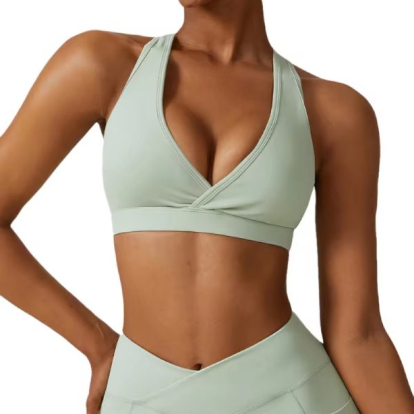 Athletic Running Gym Workout Sports Bra supplier | Custom Quick Dry Backless Sports Bra Vendor - 图片 3