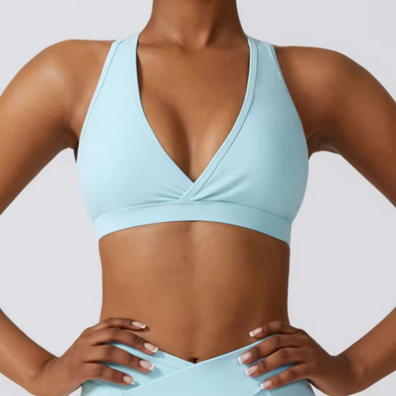 Athletic Running Gym Workout Sports Bra supplier | Custom Quick Dry Backless Sports Bra Vendor - 图片 5