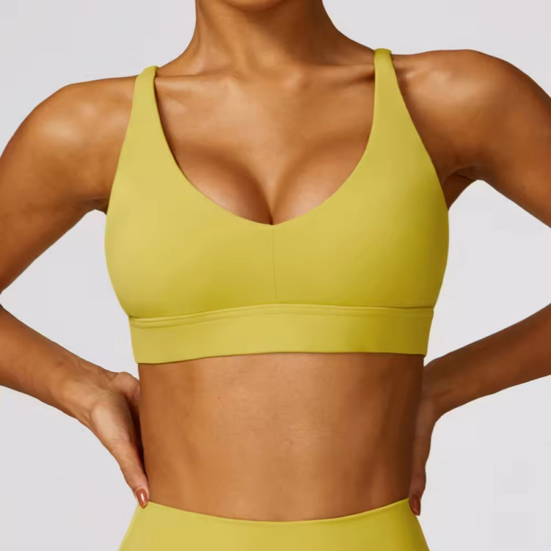 Athletic Running Shock Absorbing Sports Top supplier | Custom High Compression Fitness Bra Vendor - 图片 2