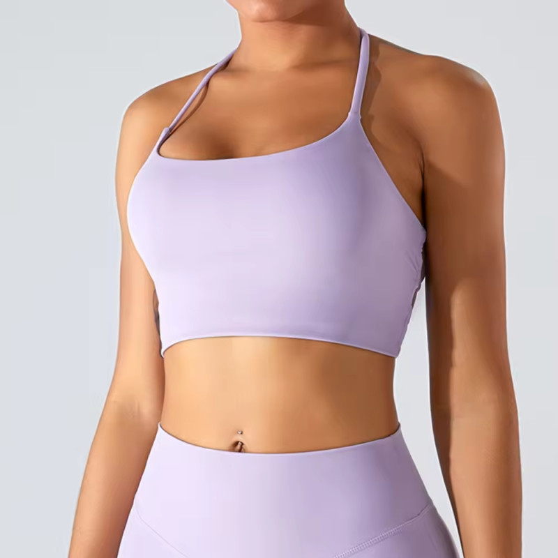 Sexy Yoga Fitness Top Cross Back Sports Bra supplier | Custom Backless Sports Bra Vendor - 图片 2