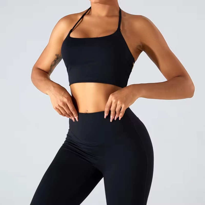 Sexy Yoga Fitness Top Cross Back Sports Bra supplier | Custom Backless Sports Bra Vendor - 图片 5