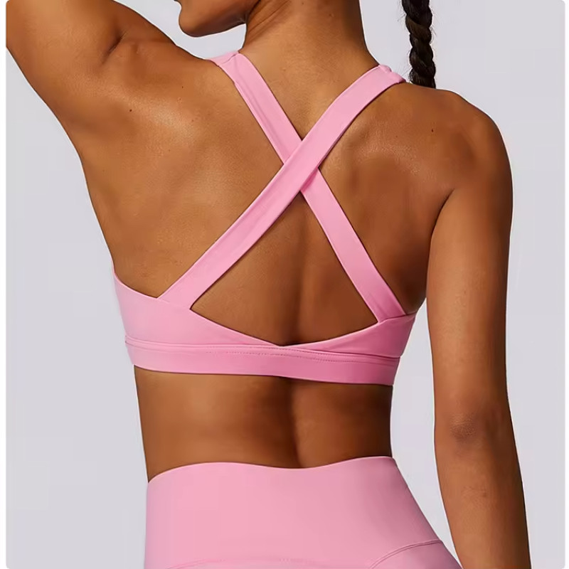 Sexy Activewear Fitness Training Gym Sports Bra supplier | Custom Push up Yoga Sports Bra Vendor - 图片 2