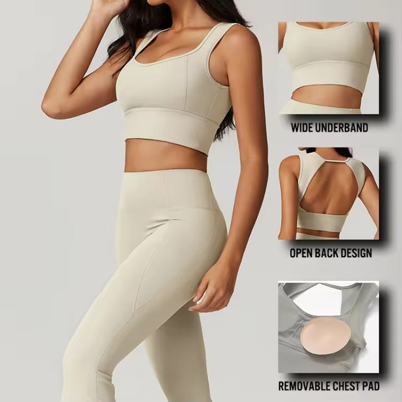 High Impact Custom Size Yoga Bra supplier | Custom Sport Running Bra Vendor - 图片 4
