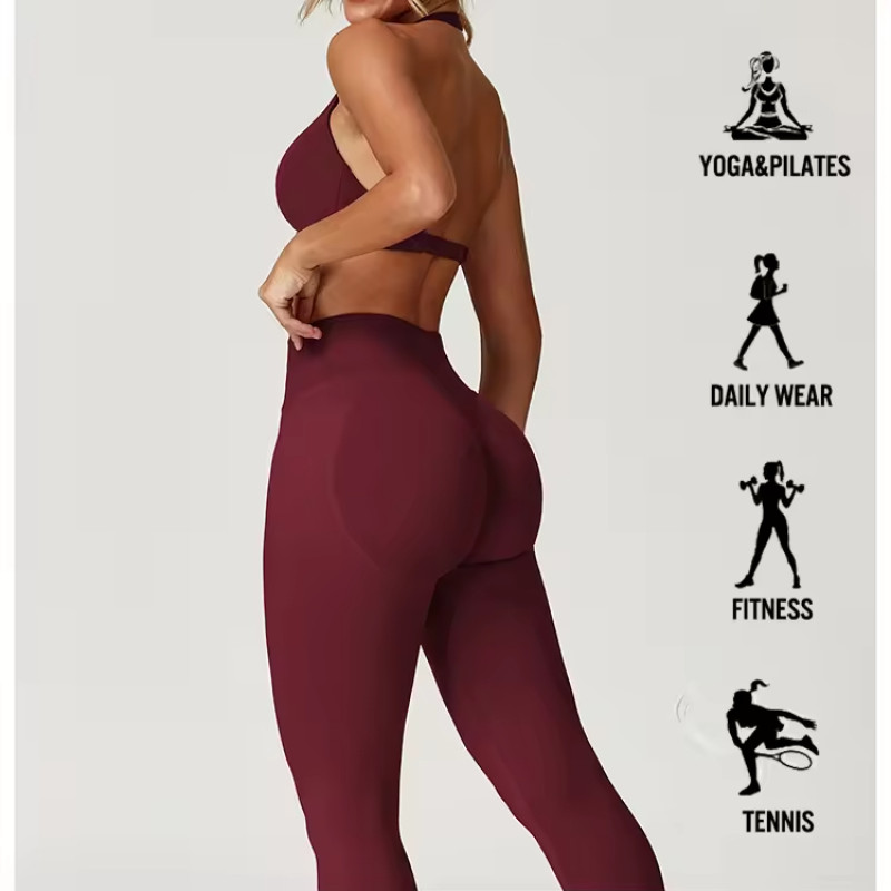 Backless ront Knot Style Sports Bra supplier | Custom Sport Running Gym Bra Vendor - 图片 4