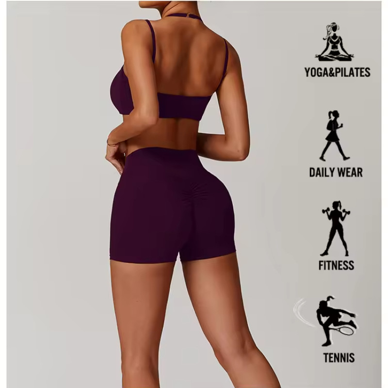 Backless Straps Dual Layer Sport Bra | Custom Moisture Wicking Gym Bra Vendor - 图片 4
