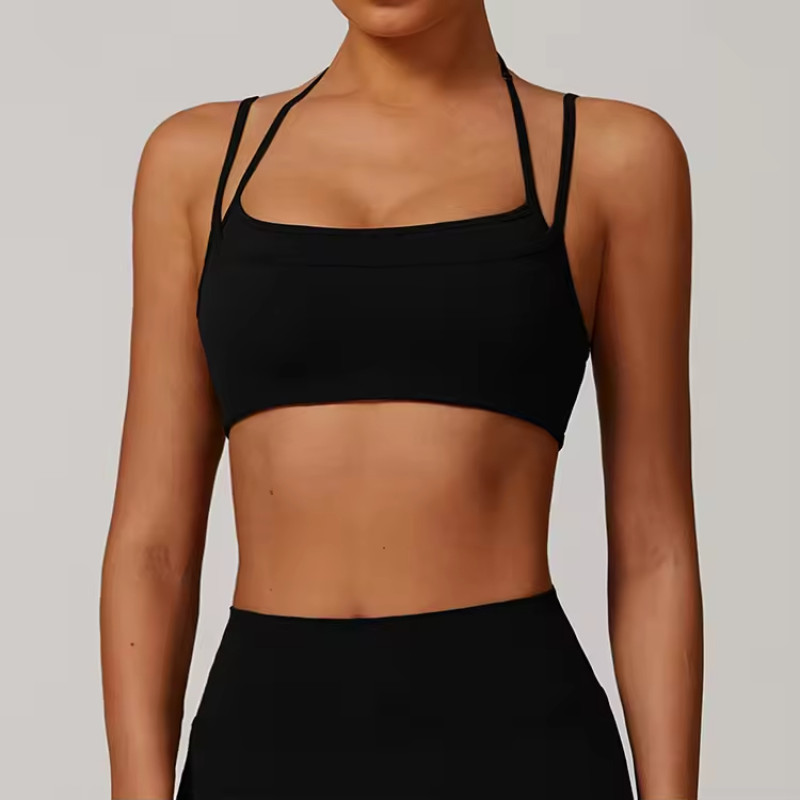 Backless Straps Dual Layer Sport Bra | Custom Moisture Wicking Gym Bra Vendor - 图片 2