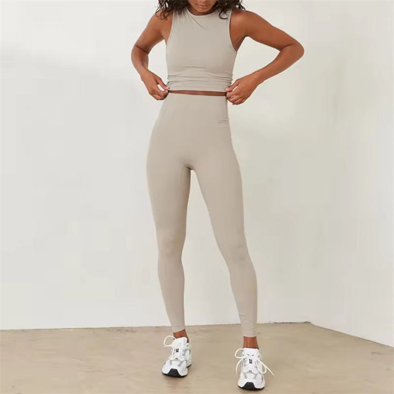 Sportswear Tank Tops Womens Manufacturer | Custom Breathable Solid Fitness Vest Tank Top - 图片 5