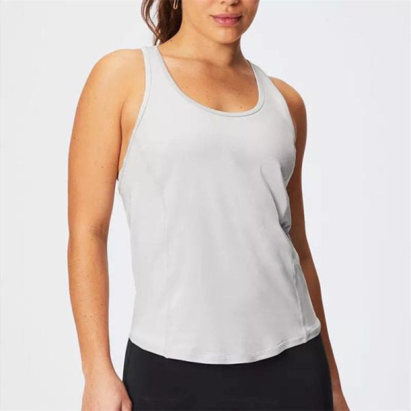 Gym Racerback Workout Tank Tops Manufacturer | Quick Dry Fitness Athletic Tank Top factory - 图片 5