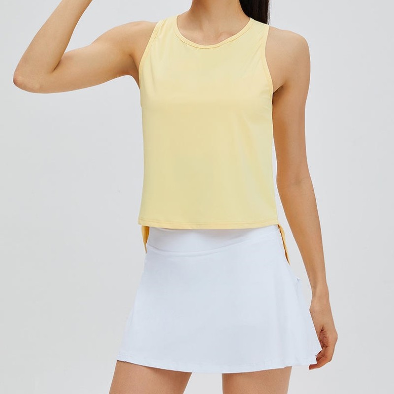 Running Gym Fitness Tank Tops Manufacturer | Custom Women Tennis Sleeveless Vest Tank Top factory - 图片 3