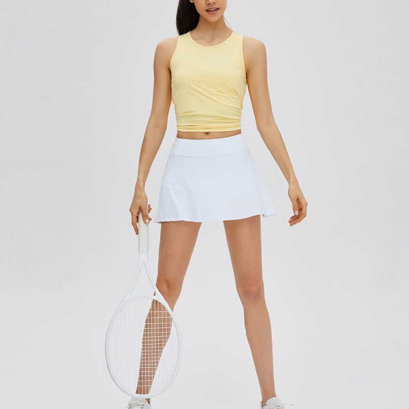 Running Gym Fitness Tank Tops Manufacturer | Custom Women Tennis Sleeveless Vest Tank Top factory - 图片 5