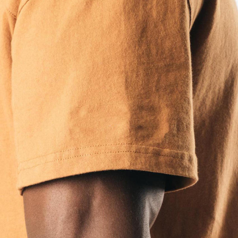 Short Sleeve Gym Workout T-Shirt Manufacturers 丨 Fashion Loose Fit Crewneck T-Shirt factory - 图片 4