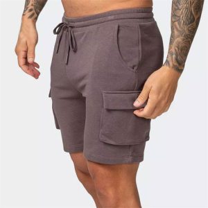Jogger Pocket Athletic Sweat Shorts Manufacturers 丨 100% Cotton Casual Sports Running Athletic factory