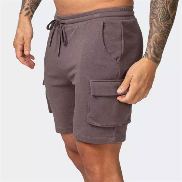 Jogger Pocket Athletic Sweat Shorts Manufacturers 丨 100% Cotton Casual Sports Running Athletic factory