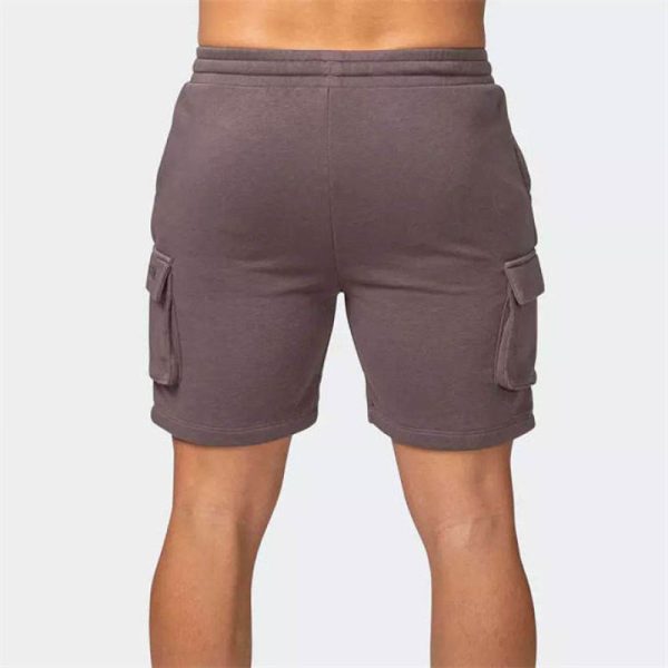 Jogger Pocket Athletic Sweat Shorts Manufacturers 丨 100% Cotton Casual Sports Running Athletic factory - 图片 4