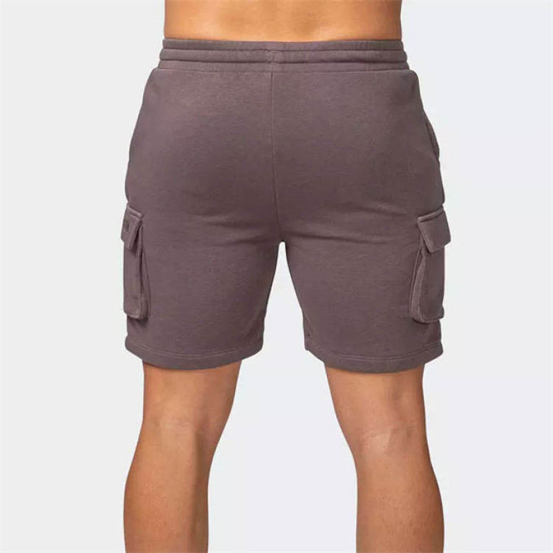 Jogger Pocket Athletic Sweat Shorts Manufacturers 丨 100% Cotton Casual Sports Running Athletic factory - 图片 4