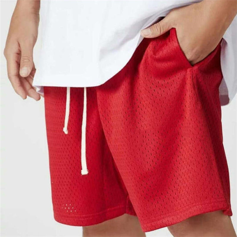Custom Basketball Mesh Shorts With Pocket Manufacturers 丨 Drawstring Sport Shorts factory - 图片 5