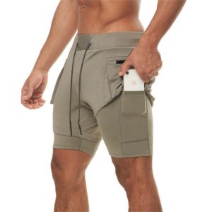 Running Workout Gym Shorts Manufacturers 丨2 in 1 Mens Shorts Casual Athletic factory