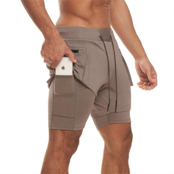 Running Workout Gym Shorts Manufacturers 丨2 in 1 Mens Shorts Casual Athletic factory - 图片 2