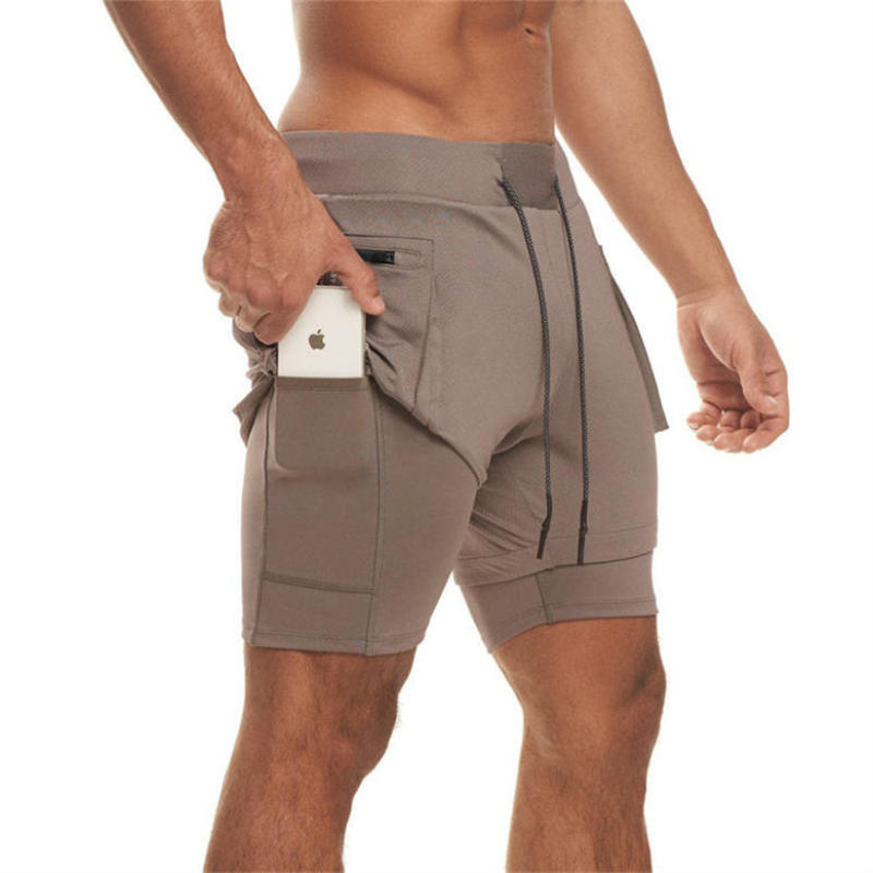 Running Workout Gym Shorts Manufacturers 丨2 in 1 Mens Shorts Casual Athletic factory - 图片 2