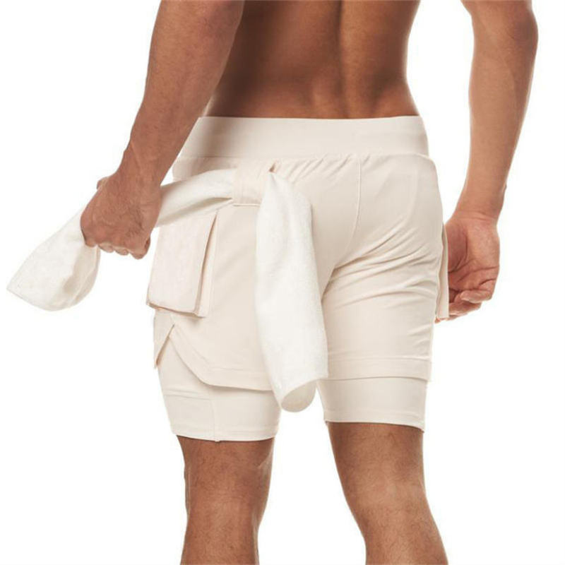Running Workout Gym Shorts Manufacturers 丨2 in 1 Mens Shorts Casual Athletic factory - 图片 3