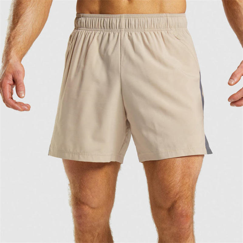Athletic Shorts with Zipper Pockets Manufacturers 丨Sportswear 5 inch Workout Gym Athletic Shorts factory - 图片 5