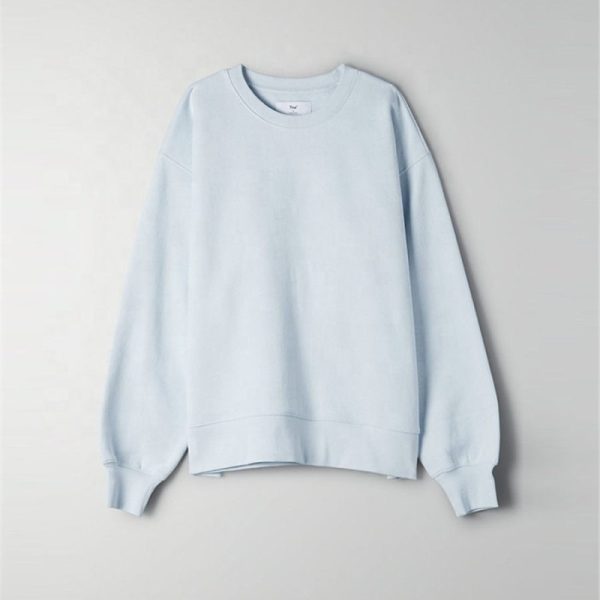 Women's Organic Cotton Sweatshirt Manufacturer | Custom Soft Fleece Oversized Sweatshirt factory - 图片 4