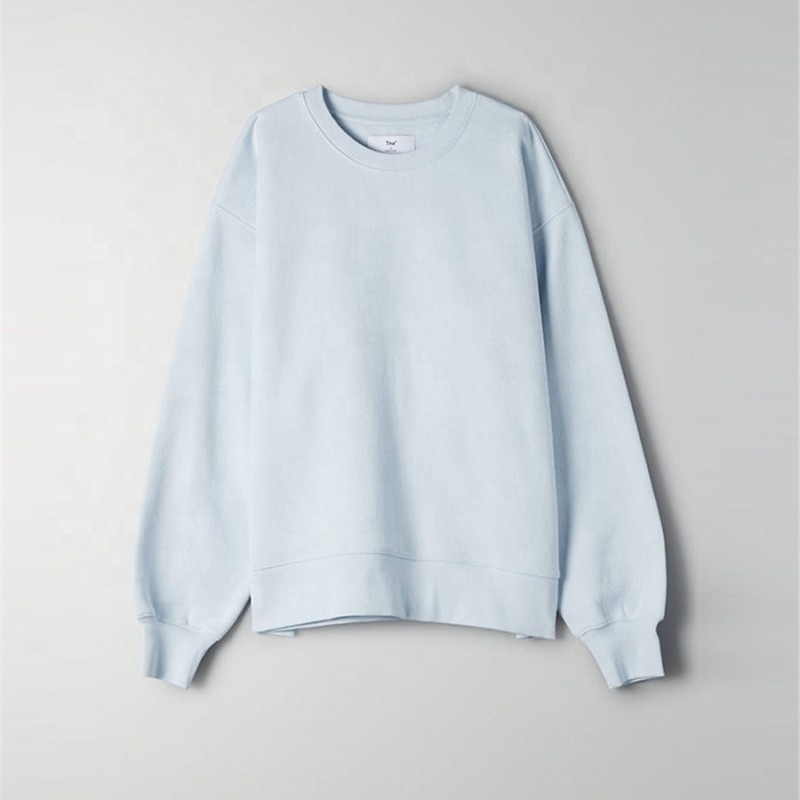 Women's Organic Cotton Sweatshirt Manufacturer | Custom Soft Fleece Oversized Sweatshirt factory - 图片 4