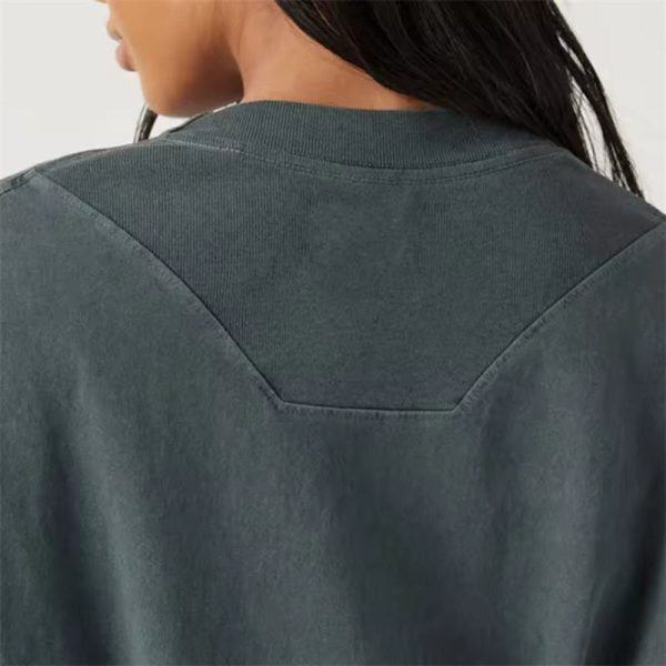 Athletic Wear Women Loose Sweatshirt Manufacturer | Custom Crewneck Long Sleeve Sweatshirt factory - 图片 5