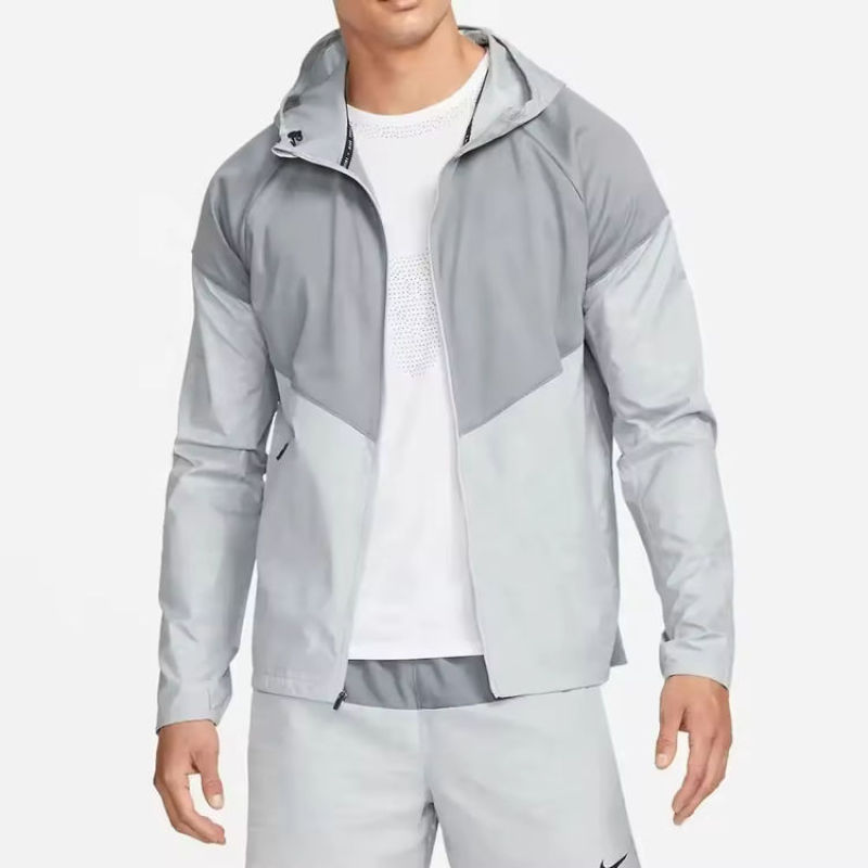 custom logo Sports Windbreaker Jacket Manufacturer | Custom Logo Design Outdoor Clothing Windbreaker Supplier - 图片 4