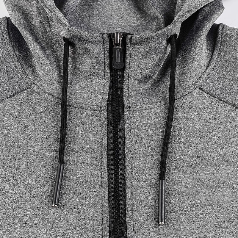 custom fitness blank zip up Jacket Manufacturer | sports training wear jacket for men Supplier - 图片 6