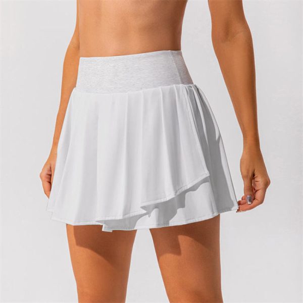 High Waisted Athletic Golf Skorts Skirts Manufacturer | Running Casual Pleated Tennis Skirt Factory - 图片 3