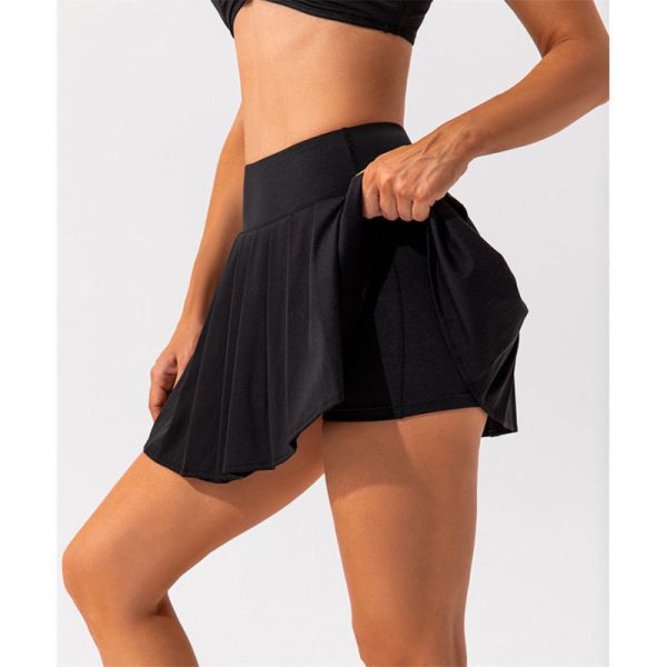 High Waisted Athletic Golf Skorts Skirts Manufacturer | Running Casual Pleated Tennis Skirt Factory - 图片 2