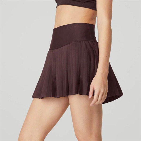 Lightweight Pleated Tennis Athletic Golf Skirts Manufacturer | Running Skorts Skirts with Shorts Pockets Factory - 图片 2