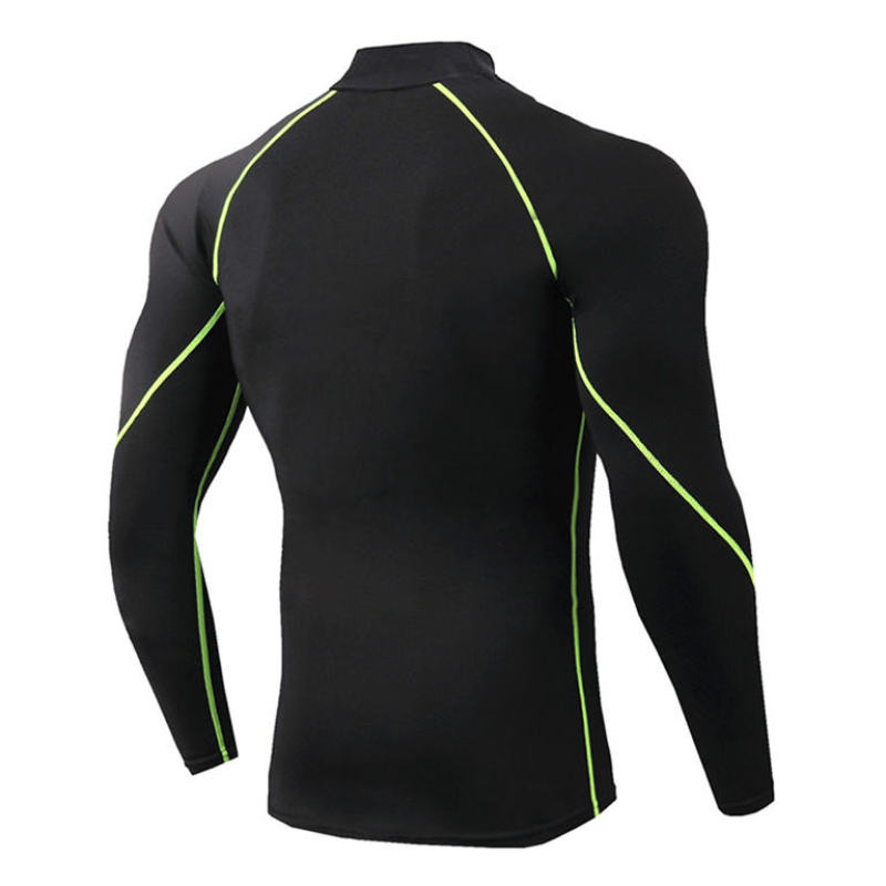 Compression Athletic Men Long Sleeve Shirts Manufacturers | Custom gym Workout running gym Clothes Shirts Manufacturers - 图片 5