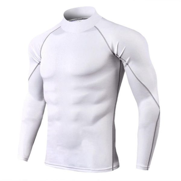 Compression Athletic Men Long Sleeve Shirts Manufacturers | Custom gym Workout running gym Clothes Shirts Manufacturers - 图片 3