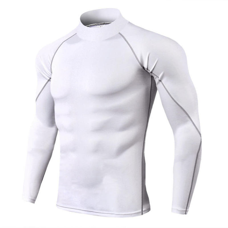 Compression Athletic Men Long Sleeve Shirts Manufacturers | Custom gym Workout running gym Clothes Shirts Manufacturers - 图片 3