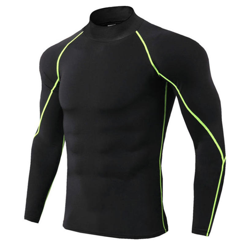 Compression Athletic Men Long Sleeve Shirts Manufacturers | Custom gym Workout running gym Clothes Shirts Manufacturers - 图片 2