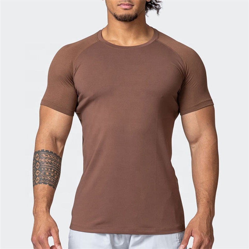 Athletic Running Fitness Shirts Manufacturers | Custom Slim Fit Short Sleeve T-Shirt Manufacturers - 图片 2