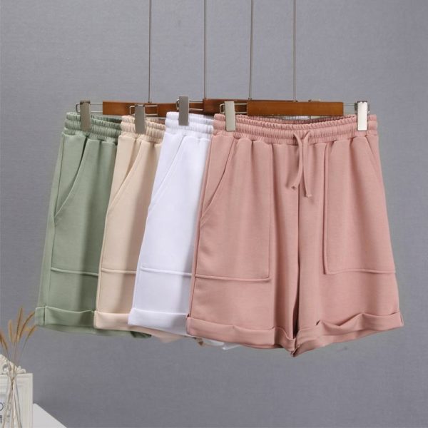 two piece shorts set tracksuit Manufacturer | Custom women tracksuit sweatsuit set - 图片 5