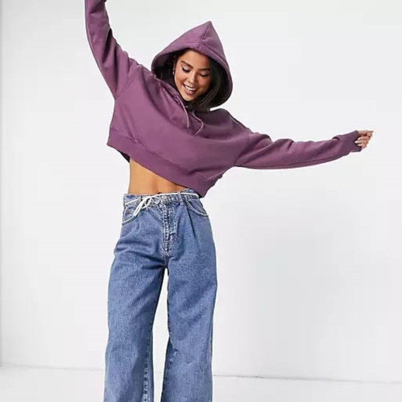 Pullover Crop Top Hoodies Manufacturer | Cotton Polar Fleece Oversized Hoodies Clothing Factory - 图片 4
