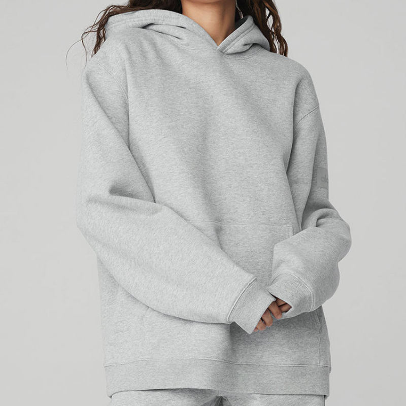 100% Cotton Oversize Hoodies Manufacturer | No Drawstring Soft Fleece Hoodies Factory - 图片 5