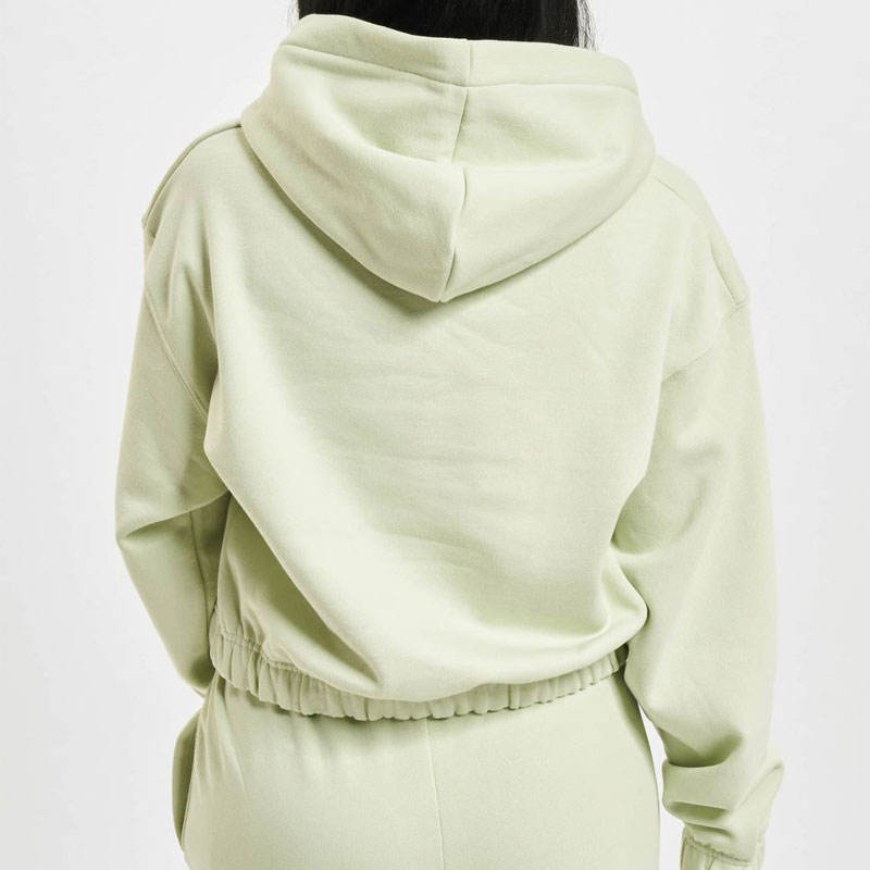 Women Boxy Cropped Hoodie Manufacturer | Thick Heavy Weight Cotton Hoodie Factory - 图片 3