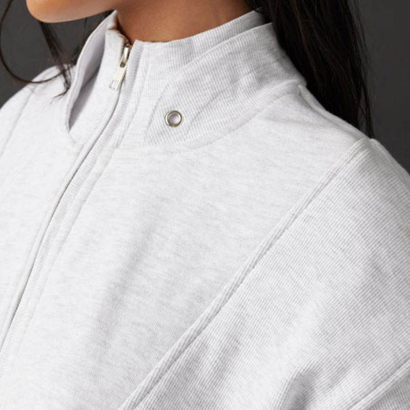 1/4 zipper sweatshirts Manufacturer | Oversize cotton fleece jumper sweatshirts Factory - 图片 3